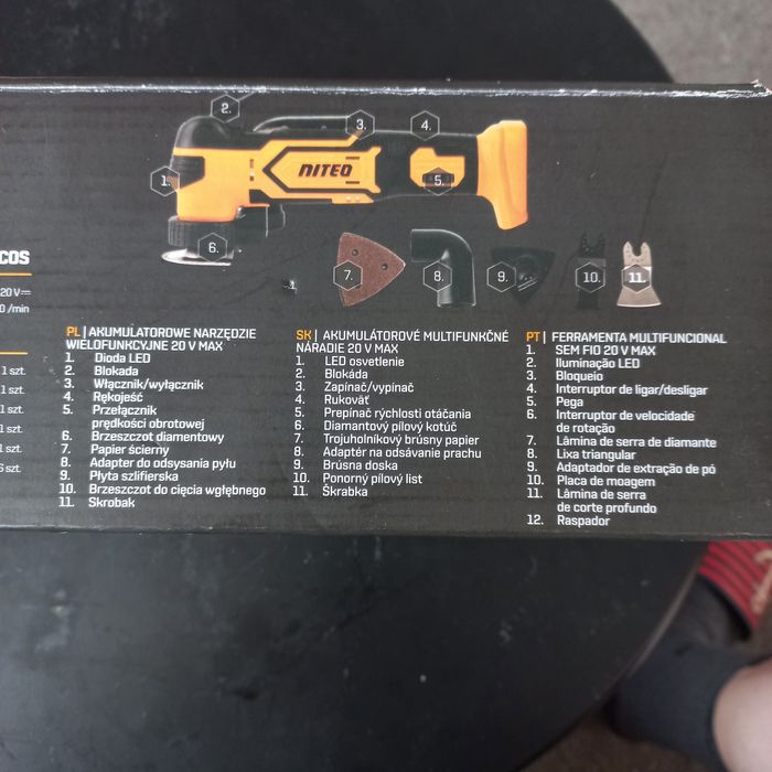 Akumulatorowe urządzenie wielofunkcyjne 20 V Max system