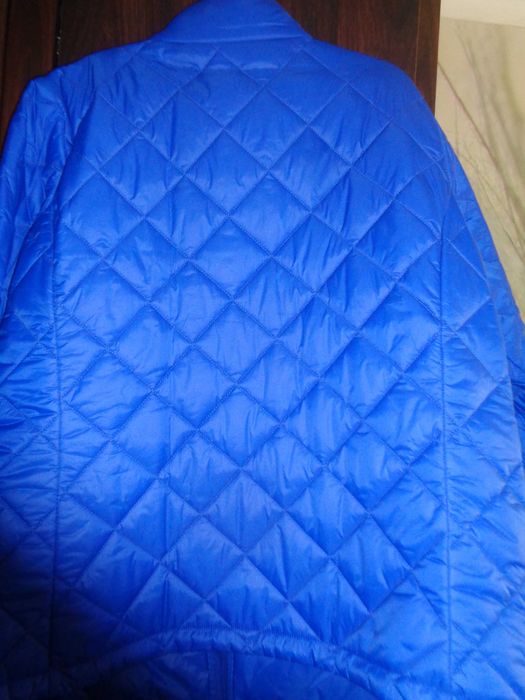 Kurtka pikowana w kolorze kobaltu