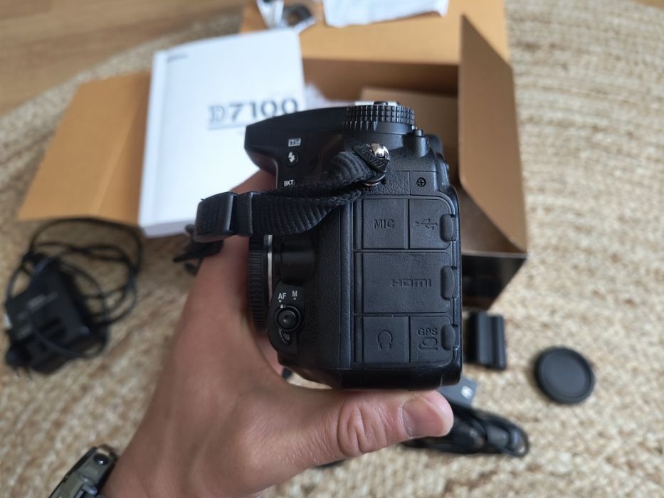 Aparat Nikon D7100 27k przebiegu (opcjonalnie z obiektywem)