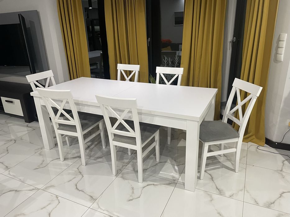 Stol styl skandynawski 90/200-300