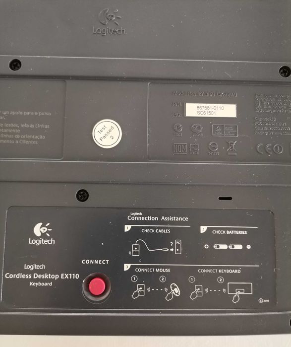 Teclados Logitech cordless desktop