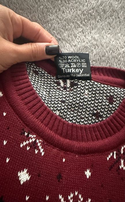 Різдвяні светри для пари | Теплий новорічний подарунок у наявності