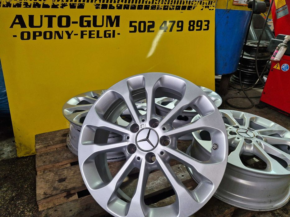Alufelgi 5x112 17 Mercedes CLA GLA GLB Klasa A B C OE 6.5"x17" ET38