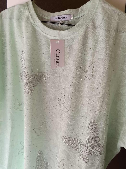 Camisola de manga curta nova