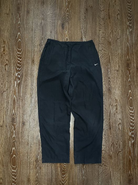 Чорні широкі вінтажні штани Nike