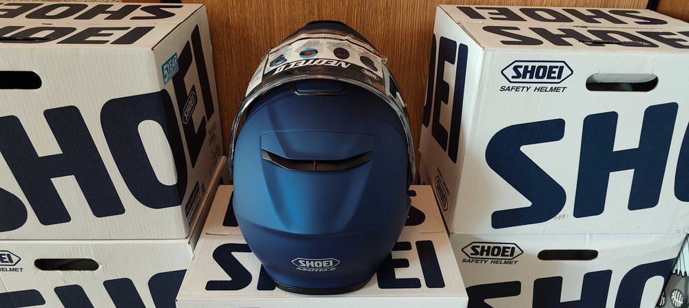 Shoei Neotec II Matt Blue Metallic Modular - tamanho S