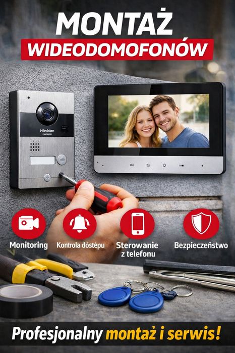 Wideo domofon, Montaż wideodomofonów