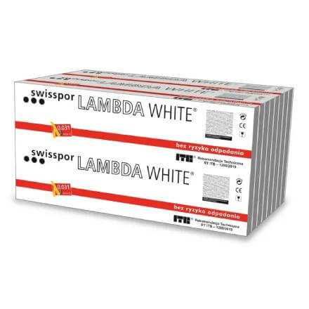 Swisspor EPS 031 LAMBDA WHITE fasada 12 cm 15 cm 20 cm paczka 0,296 m3