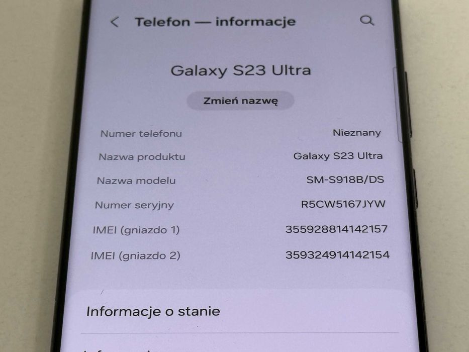 Samsung Galaxy S23 Ultra 256GB Czarny - Gwarancja - Stan BDB