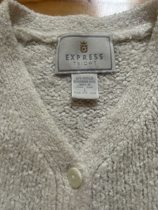 Sweter/kardigan L akryl/moher