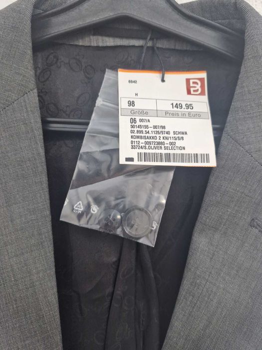 Піджак чоловічий сірий S.OLIVER