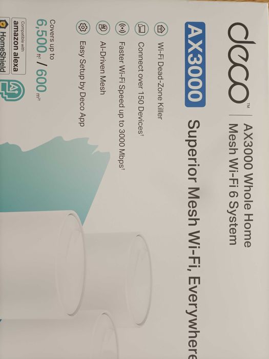 TP-Link Deco X50 AX3000 Mesh Wi-Fi 6 | Novos (Nunca Usados) - 2 unidades