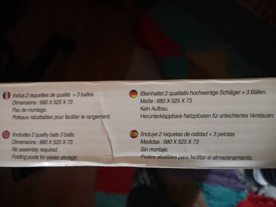 Mesa de mini ping pong