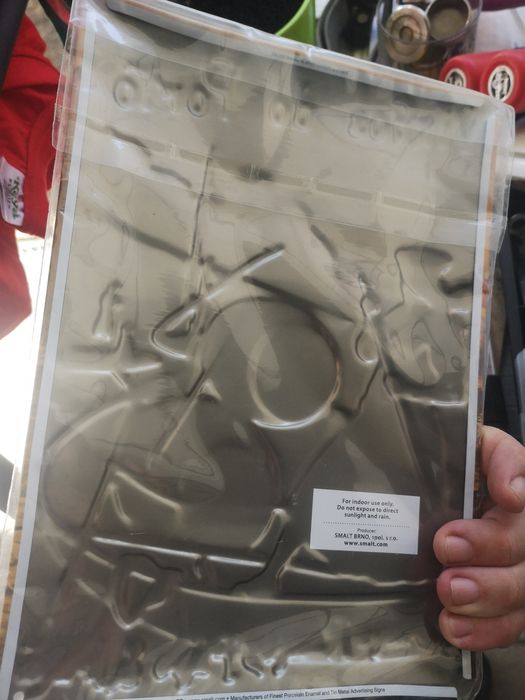 Placas em metal de vinho do Porto