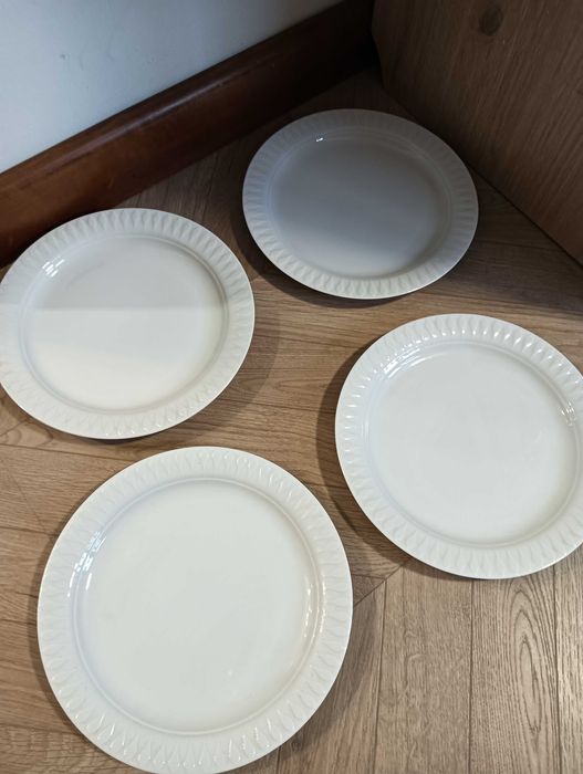 Talerz biały obiadowy zestaw 4szt porcelanowy Thomas Rosenthal