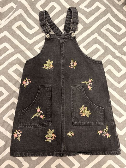 Сарафан джинсовий Zara з вишивкою