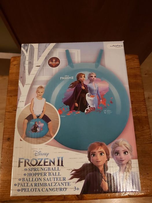 Piłka z uszami Do Skakania Bezpieczna Frozen 50 cm JOHN