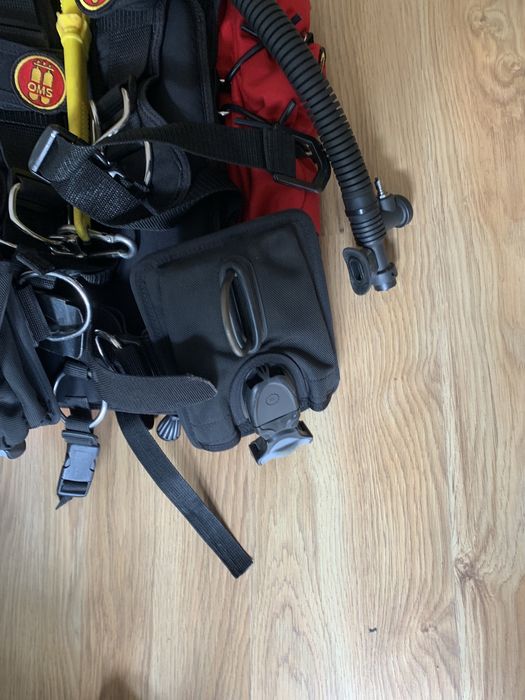 OMS asa e arnês de mergulho técnico