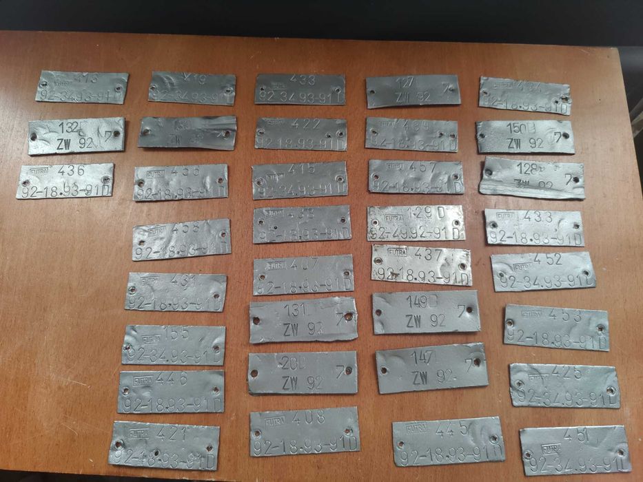 Tabletas de barrotes de comboios