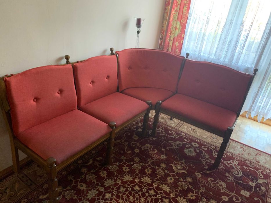 Ława dębowa  stylu retro