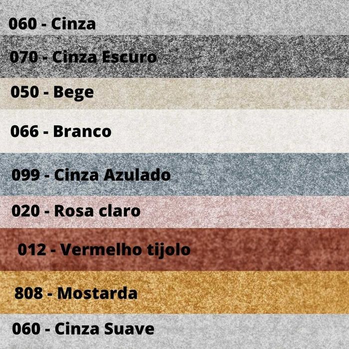 Tapete Mushy - 6 Cores - Lavável na máquina -  80x150cm By Arcoazul