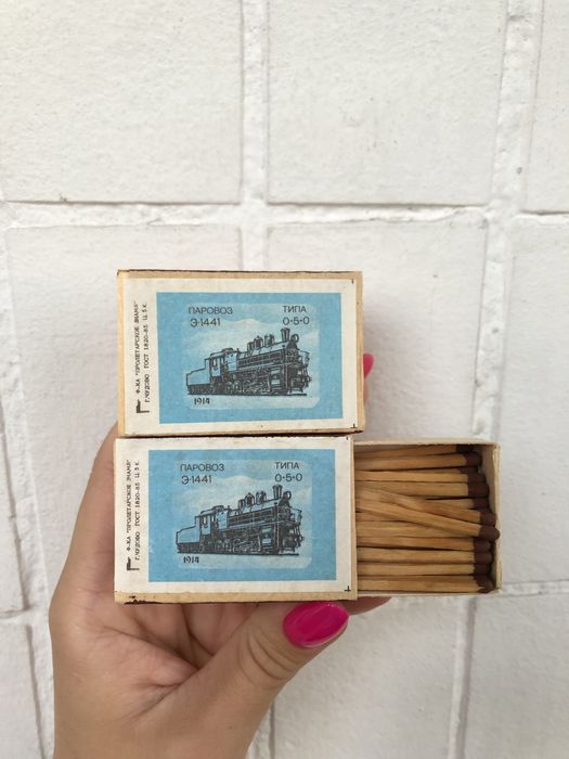 Сірники часів СРСР. Спички времен СССР