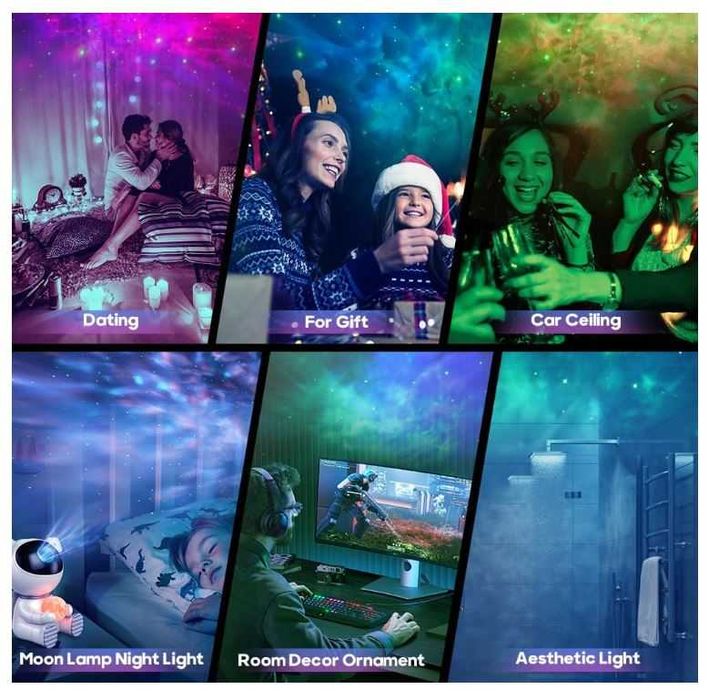 Projektor gwieździstego nieba astronauta