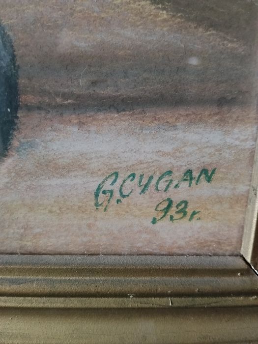 Cudowna akwarela.Obraz G.Cygan 1993r