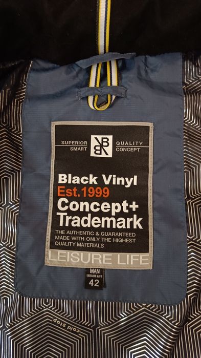 Куртка зимова чоловіча Black Vinyl