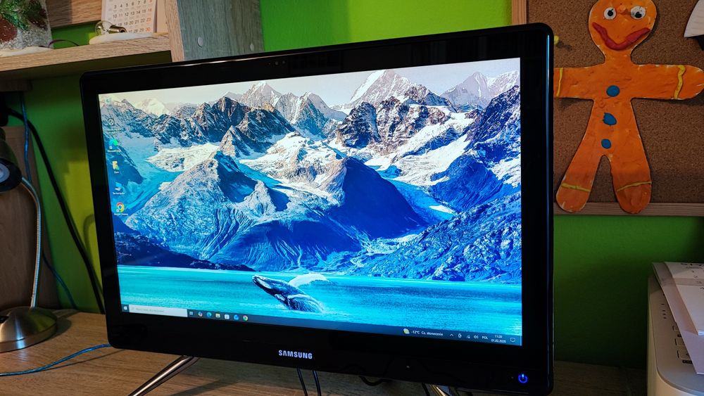 Samsung AIO dotykowy nowy RAM 8GB mysz klawiatura pilot zdalnego stero