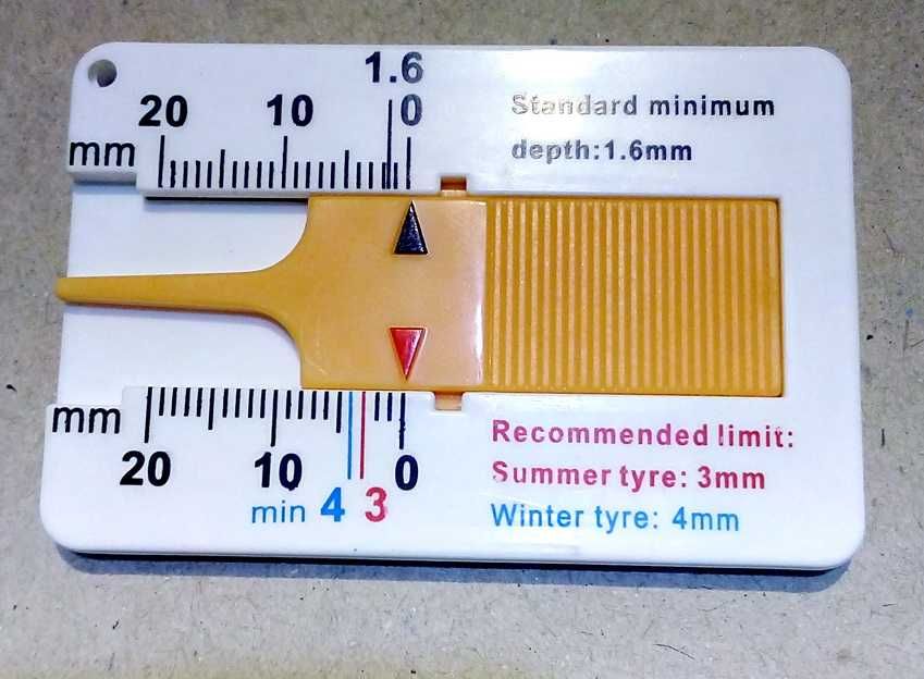 Глибиномір глубиномер глубиномір для вимірювання висоти протектора шин