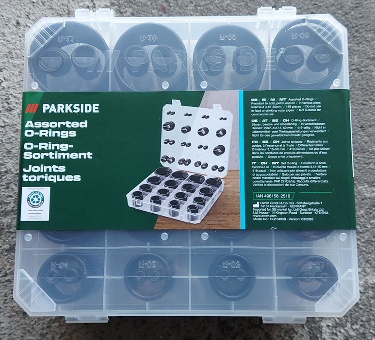 PARKSIDE Zestaw o-ringów