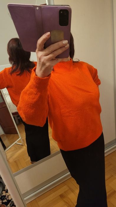 Czerwony sweter H&M