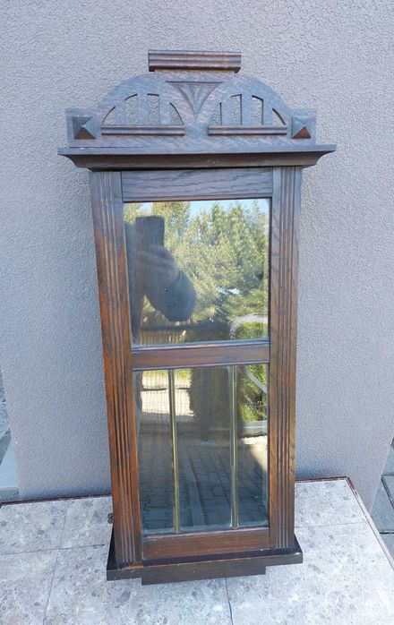 Szafka witrynka skrzynia starego przedwojennego zegara E084