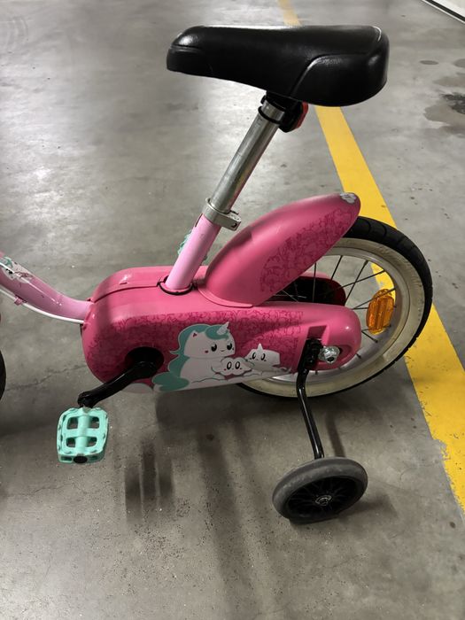 Bicicleta 14Polegadas 500 Unicorn  B'TWIN 3-5 ANOS