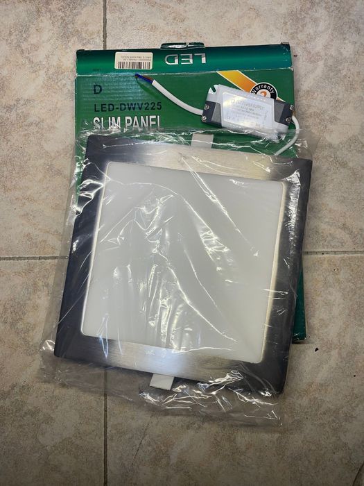Foco iluminaçao Slim panel Led- DWV225 18w 4000K