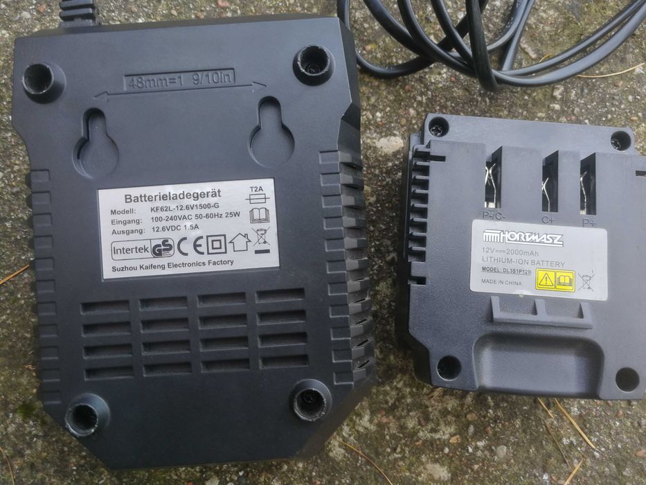 Akumulator 12V Bateria 12V 2000 mAh Ładowarka Kosiarka Hortmasz