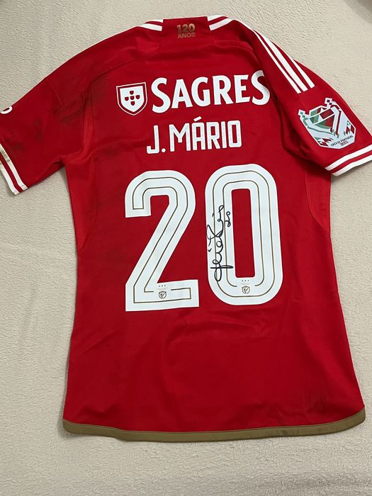 Camisola de jogo Benfica autografada