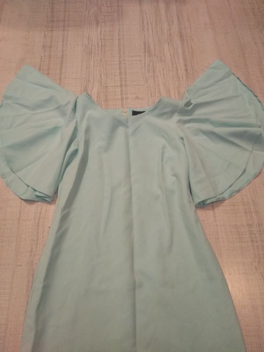 Miętowa sukienka rozm. 36