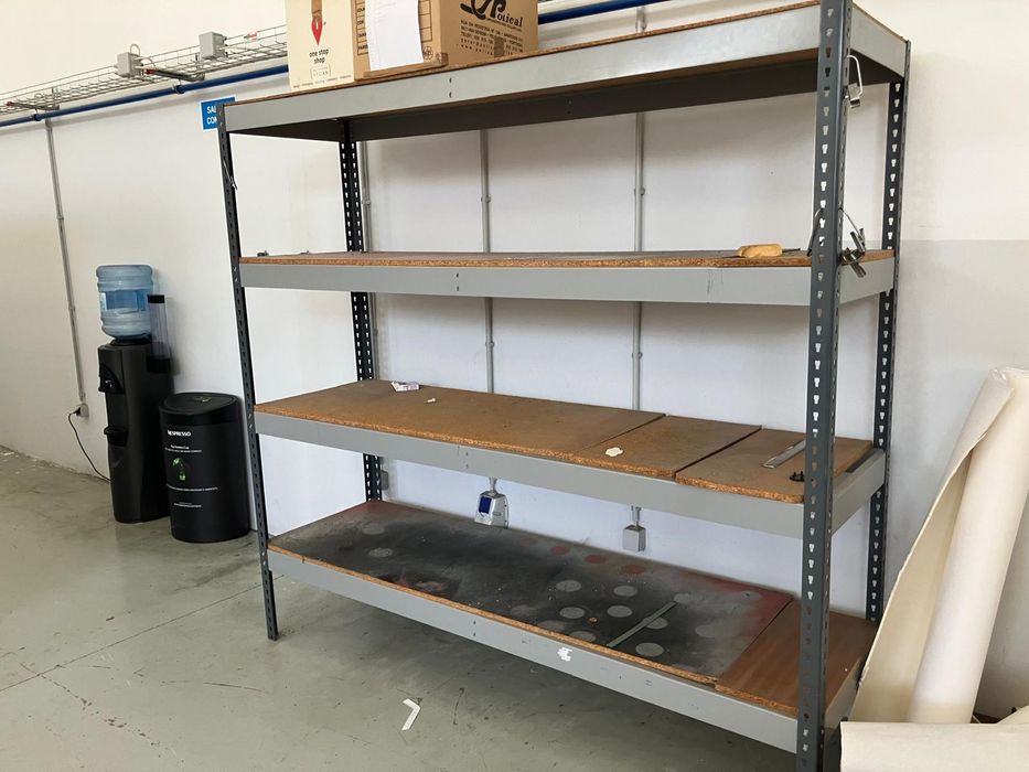 6 armários de dexion