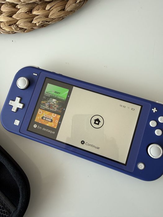 Switch lite como nova c/ bolsa