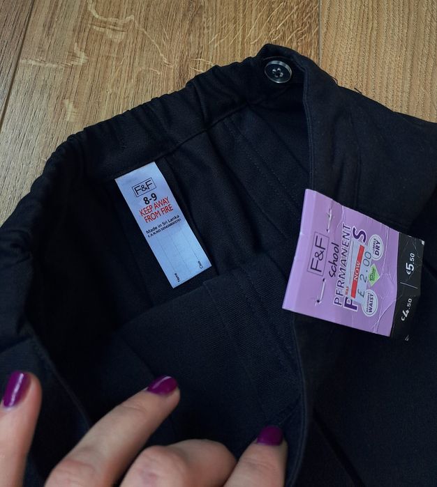 Синяя юбка в школу 128/134 см