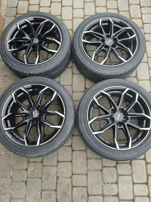 Alufelgi Koła 17" 5x114,3 ET37  Toyota, Mitsubishi 225/45/17 lato.