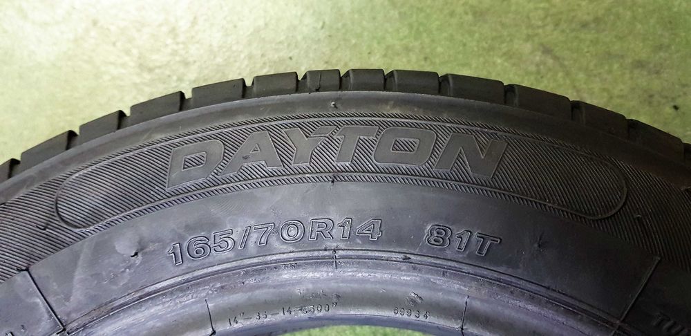 Komplet 165 70 R14 81T Dayton Touring 2 bieżnik 2x6,4mm 2x6,2mm