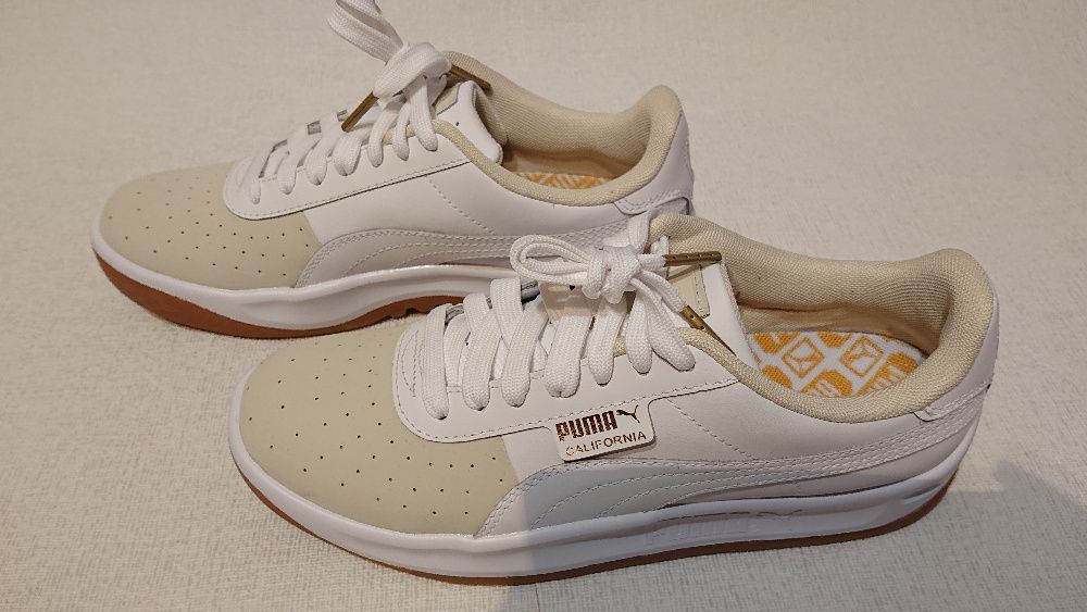 Женские кеды кроссовки Puma 38 39 кожа жіночі кеди кросівки шкіра