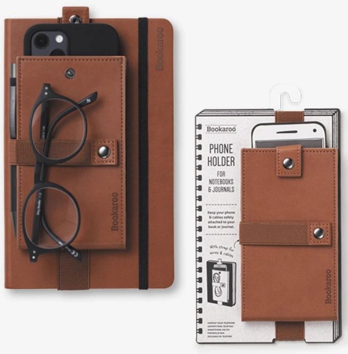 Bookaroo Phone Holder - brązowy oprawa: blister