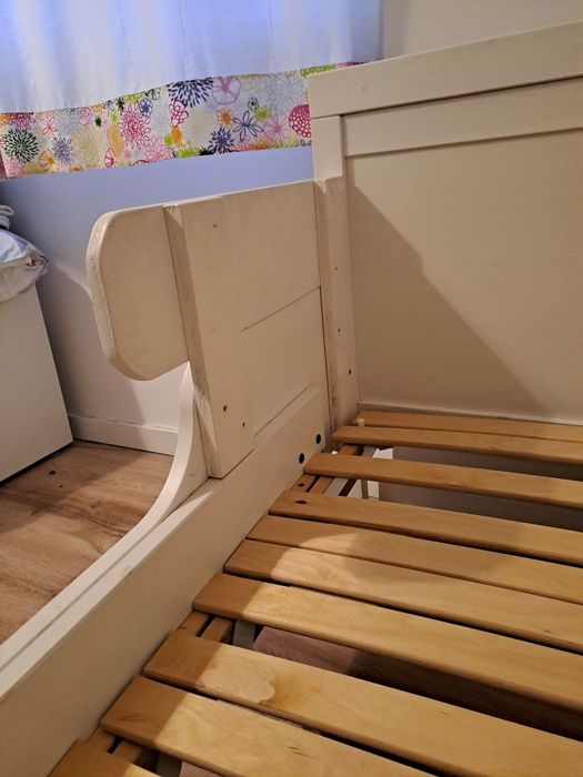 Cama extensivel Ikea SUNDVIK+ Colchão de molas INNERLIG