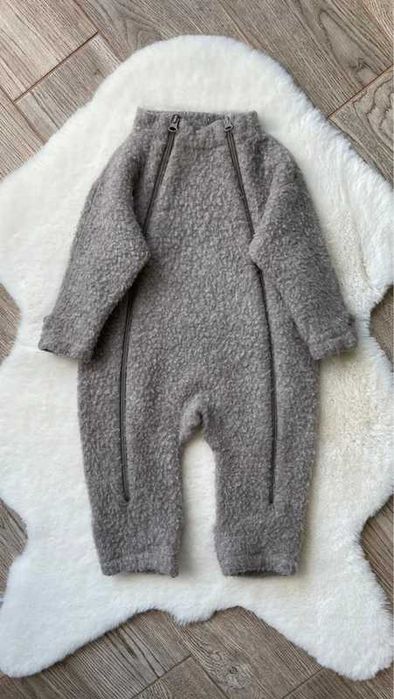 Joha beżowy kombinezon 100% merino rozmiar 68/74