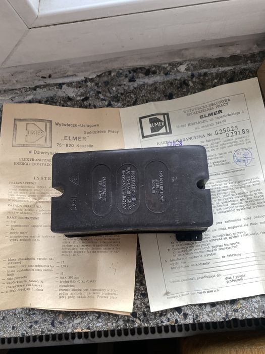 Zabytkowy układ zabezpieczenia silnika przed zanikiem fazy