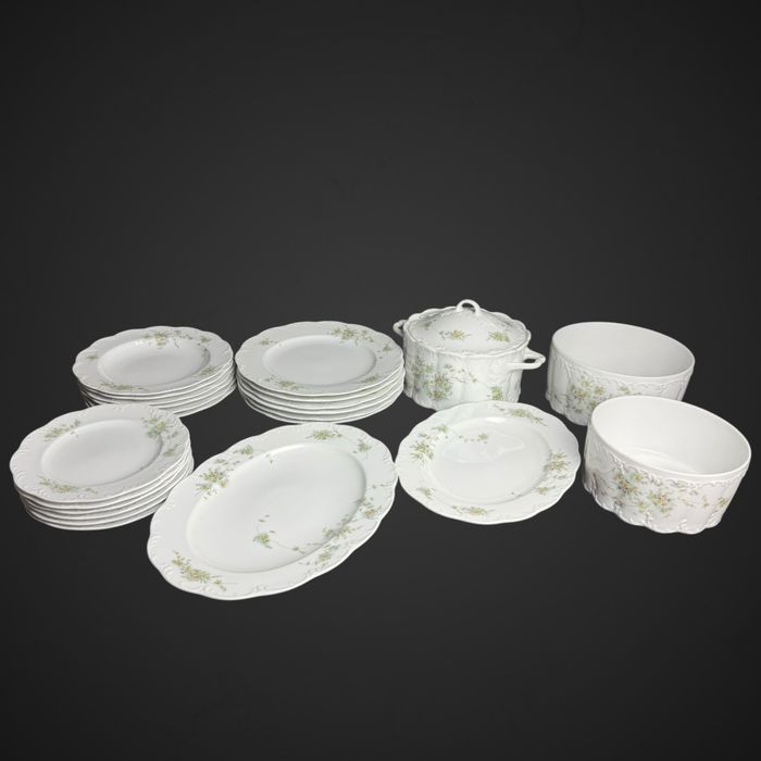 Serwis obiadowy Rosenthal Monbijou grune ranke kwiaty B5/011810